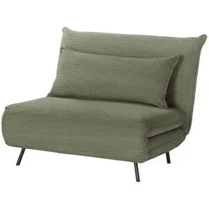 Höffner Schlafsessel  Avilena ¦ grün ¦ Maße (cm): B: 107 H: 84 T: 91.0