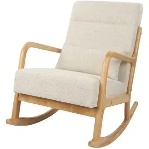 Höffner Schaukel-Sessel  Gwendolina ¦ beige ¦ Maße (cm): B: 66 H: 93 T: 98.0