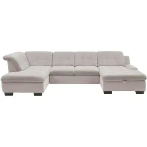 Lounge Collection Wohnlandschaft  Davinci ¦ beige ¦ Maße (cm): B: 346 H: 85 T: