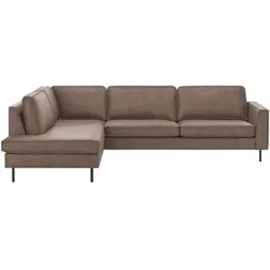 Soho Ecksofa aus recyceltem Leder Skaisa ¦ braun ¦ Maße (cm): B: 296 H: 85 T: