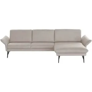 Himolla Ecksofa Echtleder 1928 ¦ beige ¦ Maße (cm): B: 296 H: 85 T: 175.0