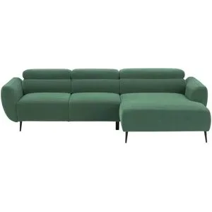 switch Ecksofa  Allisson ¦ grün ¦ Maße (cm): B: 277 H: 98 T: 174.0