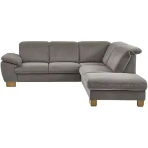 meinSofa Ecksofa  Raica-S ¦ grau ¦ Maße (cm): B: 266 H: 91 T: 243.0