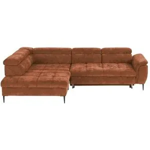 switch Ecksofa  Denver ¦ rot ¦ Maße (cm): B: 290 H: 94 T: 217.0
