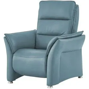 Hukla Sessel Echtleder Corina ¦ blau ¦ Maße (cm): B: 92 H: 112 T: 90.0