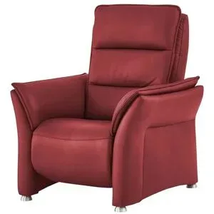 Hukla Sessel Echtleder Corina ¦ rot ¦ Maße (cm): B: 94 H: 112 T: 90.0