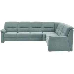 meinSofa Ecksofa  Vera ¦ blau ¦ Maße (cm): H: 92