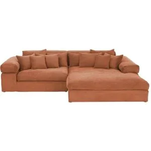 smart Ecksofa  Lianea ¦ rot ¦ Maße (cm): B: 291 H: 86 T: 208.0