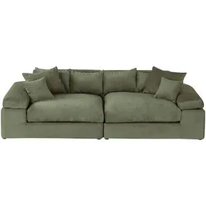 smart Big Sofa  Lianea ¦ grün ¦ Maße (cm): B: 260 H: 86 T: 133.0