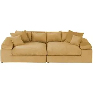 smart Big Sofa  Lianea ¦ gelb ¦ Maße (cm): B: 260 H: 86 T: 133.0