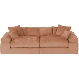 smart Big Sofa  Lianea ¦ rot ¦ Maße (cm): B: 260 H: 86 T: 133.0