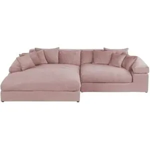 smart Ecksofa  Lianea ¦ rosa/pink ¦ Maße (cm): B: 291 H: 86 T: 208.0