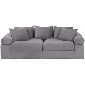 smart Big Sofa  Lionore ¦ grau ¦ Maße (cm): B: 242 H: 86 T: 121.0