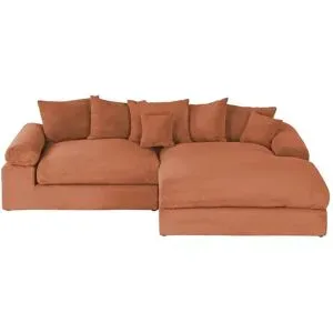 smart Ecksofa  Lionore ¦ rot ¦ Maße (cm): B: 265 H: 86 T: 203.0
