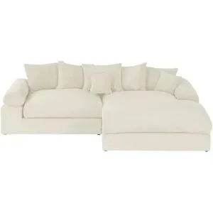smart Ecksofa  Lionore ¦ creme ¦ Maße (cm): B: 265 H: 86 T: 203.0