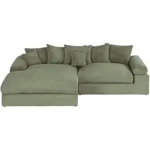 smart Ecksofa  Lionore ¦ grün ¦ Maße (cm): B: 265 H: 86 T: 203.0