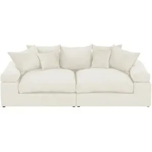 smart Big Sofa  Lionore ¦ creme ¦ Maße (cm): B: 242 H: 86 T: 121.0