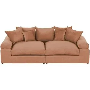 smart Big Sofa  Lionore ¦ rot ¦ Maße (cm): B: 242 H: 86 T: 121.0