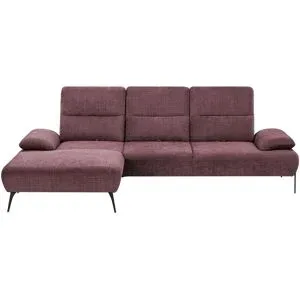 switch Ecksofa  Cesar ¦ lila/violett ¦ Maße (cm): B: 288 H: 102 T: 183.0