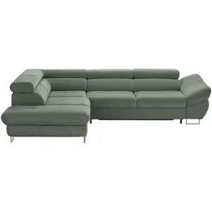 switch Ecksofa  Fabio ¦ grün ¦ Maße (cm): B: 280 H: 69 T: 235.0