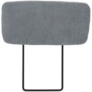 Höffner Kopfstütze  Coco ¦ grau ¦ Maße (cm): B: 54 H: 27 T: 14.0