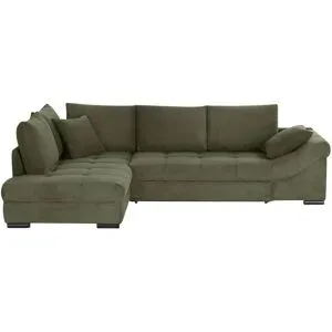 Bobb Ecksofa  Allegro ¦ grün ¦ Maße (cm): B: 303 H: 92 T: 202.0