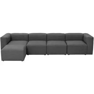 Max Winzer Ecksofa  Lena ¦ schwarz ¦ Maße (cm): B: 350 H: 73