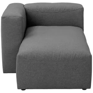 Max Winzer Longchair Armlehne links  Lena ¦ schwarz ¦ Maße (cm): B: 100 H: 73