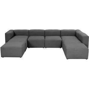Max Winzer Wohnlandschaft  Lena ¦ schwarz ¦ Maße (cm): B: 350 H: 73