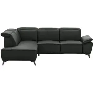 uno Ecksofa  Belfast ¦ schwarz ¦ Maße (cm): B: 260 H: 100 T: 203.0