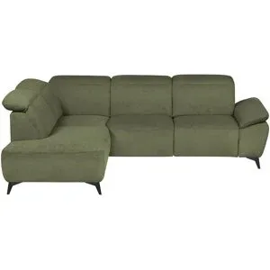 uno Ecksofa  Belfast ¦ grün ¦ Maße (cm): B: 260 H: 100 T: 203.0