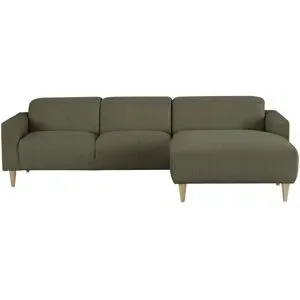 SKAGEN STUDIO Ecksofa  Leevke ¦ grün ¦ Maße (cm): B: 264 H: 102 T: 187.0