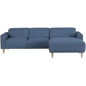 SKAGEN STUDIO Ecksofa  Leevke ¦ blau ¦ Maße (cm): B: 264 H: 102 T: 187.0