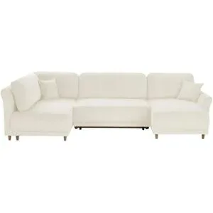 Höffner Wohnlandschaft mit Funktion  Malyn II ¦ beige ¦ Maße (cm): B: 316 H: 90 T: 160.0