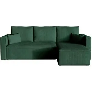 Höffner Ecksofa  Top ¦ grün ¦ Maße (cm): B: 230 H: 85