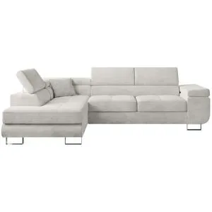 Höffner Ecksofa  Anton ¦ weiß ¦ Maße (cm): B: 275 H: 90