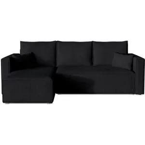 Höffner Ecksofa  Top ¦ schwarz ¦ Maße (cm): B: 230 H: 85