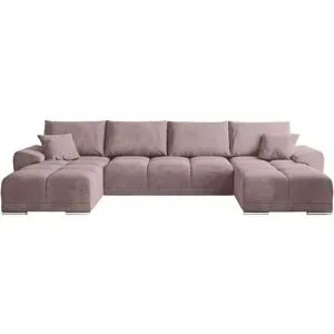 Höffner Wohnlandschaft  Nubes ¦ rosa/pink ¦ Maße (cm): B: 360 H: 85