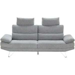 Höffner 3-sitzer  Varinia ¦ grau ¦ Maße (cm): B: 228 H: 89 T: 106.0