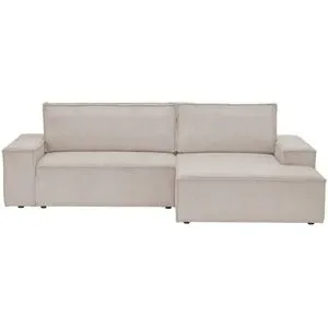 uno Ecksofa mit Schlaffunktion Fjord ¦ beige ¦ Maße (cm): B: 267 H: 85 T: 167.0
