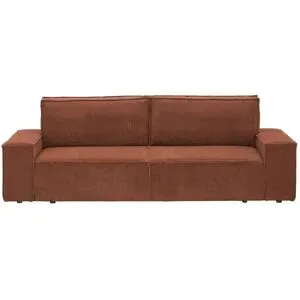 uno Schlafsofa mit Bettkasten Fjord ¦ rot ¦ Maße (cm): B: 257 H: 85 T: 102.0