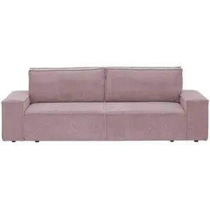 uno Schlafsofa mit Bettkasten Fjord ¦ rosa/pink ¦ Maße (cm): B: 257 H: 85 T: