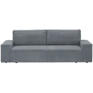 uno Schlafsofa mit Bettkasten Fjord ¦ grau ¦ Maße (cm): B: 257 H: 85 T: 102.0