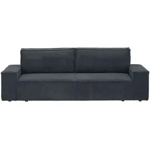 uno Schlafsofa mit Bettkasten Fjord ¦ schwarz ¦ Maße (cm): B: 257 H: 85 T: 102.0