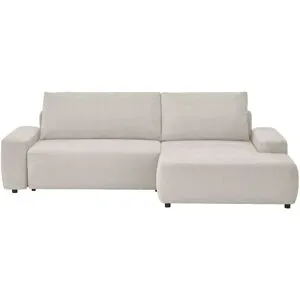 uno Ecksofa mit Schlaffunktion Bouli ¦ beige ¦ Maße (cm): B: 264 H: 105 T: 162.0