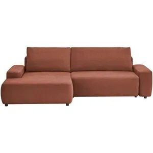 uno Ecksofa mit Schlaffunktion Bouli ¦ rot ¦ Maße (cm): B: 264 H: 105 T: 162.0