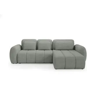 Höffner Ecksofa mit Schlaffunktion Contii ¦ grau ¦ Maße (cm): B: 304 H: 95