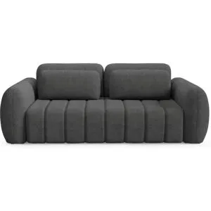 Höffner Schlafsofa mit Stauraum Contii ¦ grau ¦ Maße (cm): B: 266 H: 95