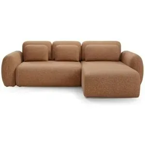 Höffner Ecksofa mit Schlaffunktion Falco ¦ kupfer ¦ Maße (cm): B: 304 H: 95