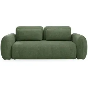 Höffner Schlafsofa mit Stauraum Falco ¦ grün ¦ Maße (cm): B: 266 H: 95